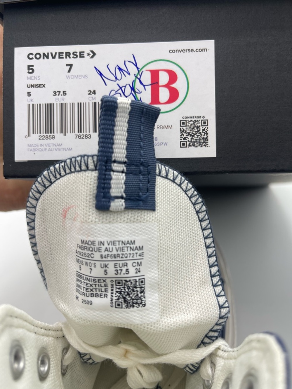 Converse WMNS Chuck Taylor All Star High Top Platform Sneakers Size 7 419252C - Picture 10 of 16